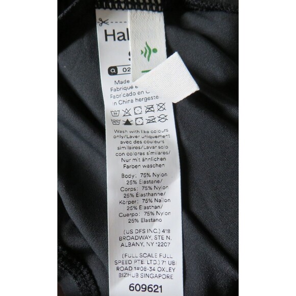 Halara Black Contrast Mesh Curved Hem Cool Touch Quick Dry Active Tank Sz Small - Picture 7 of 9